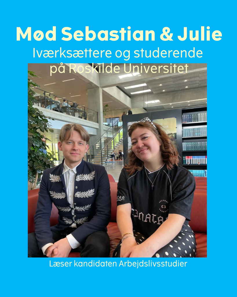 Mød Sebastian og Julie, iværksættere og studerende på Roskilde Universitet