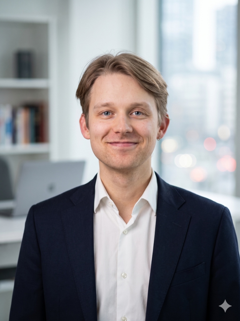Portrætbillede af Sebastian, medstifter af Cohéro